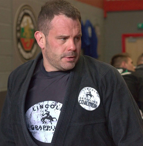 Andy Parr at the home of BJJ in Lincoln, Lincoln Grappling Coalition